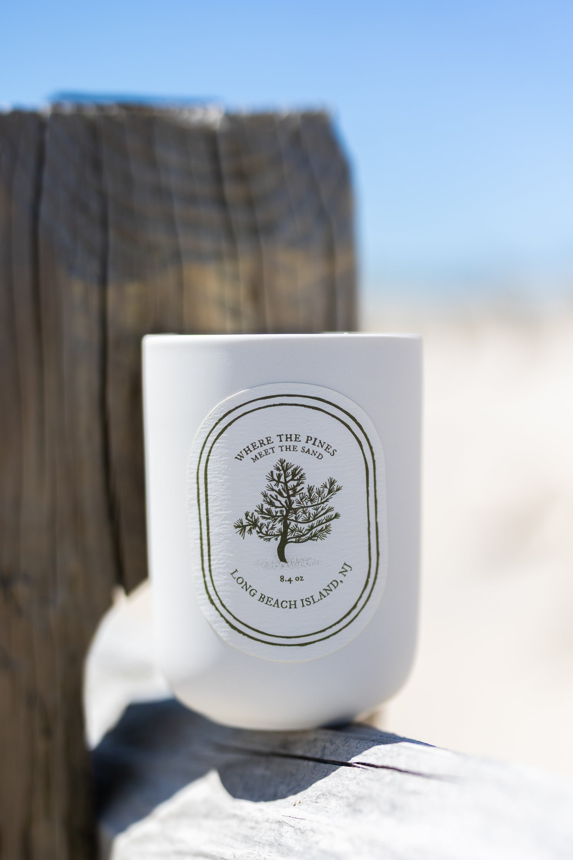 Where the Pines Meet the Sand Candle