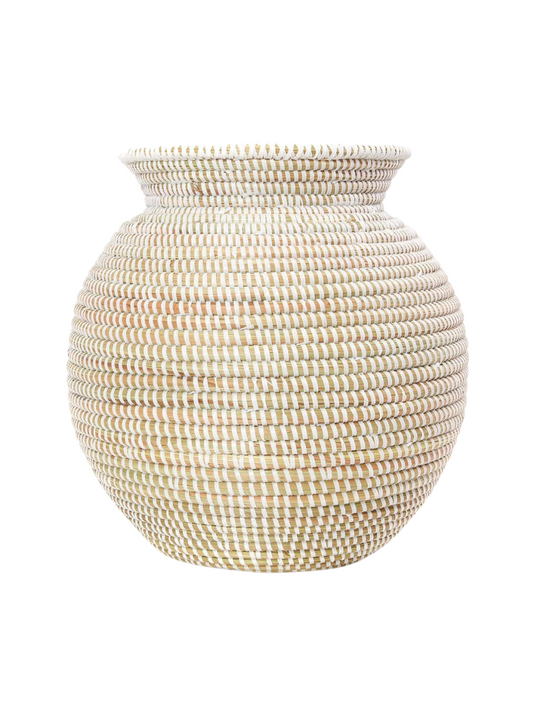 White Senegalese Kitchen Basket
