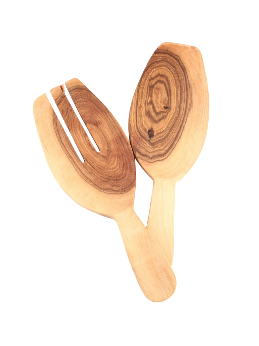 Wild Olive Wood Salad Scoops