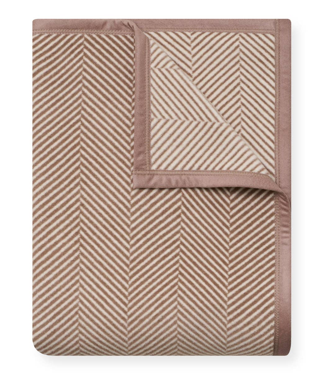 Sepia Harborview Herringbone Original Blanket