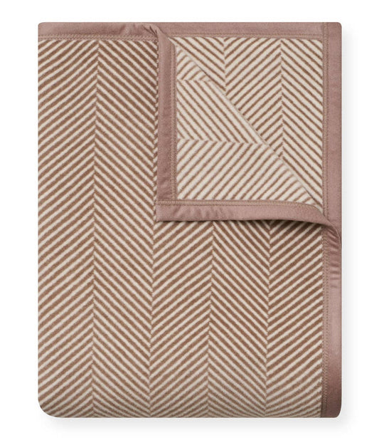 Sepia Harborview Herringbone Original Blanket