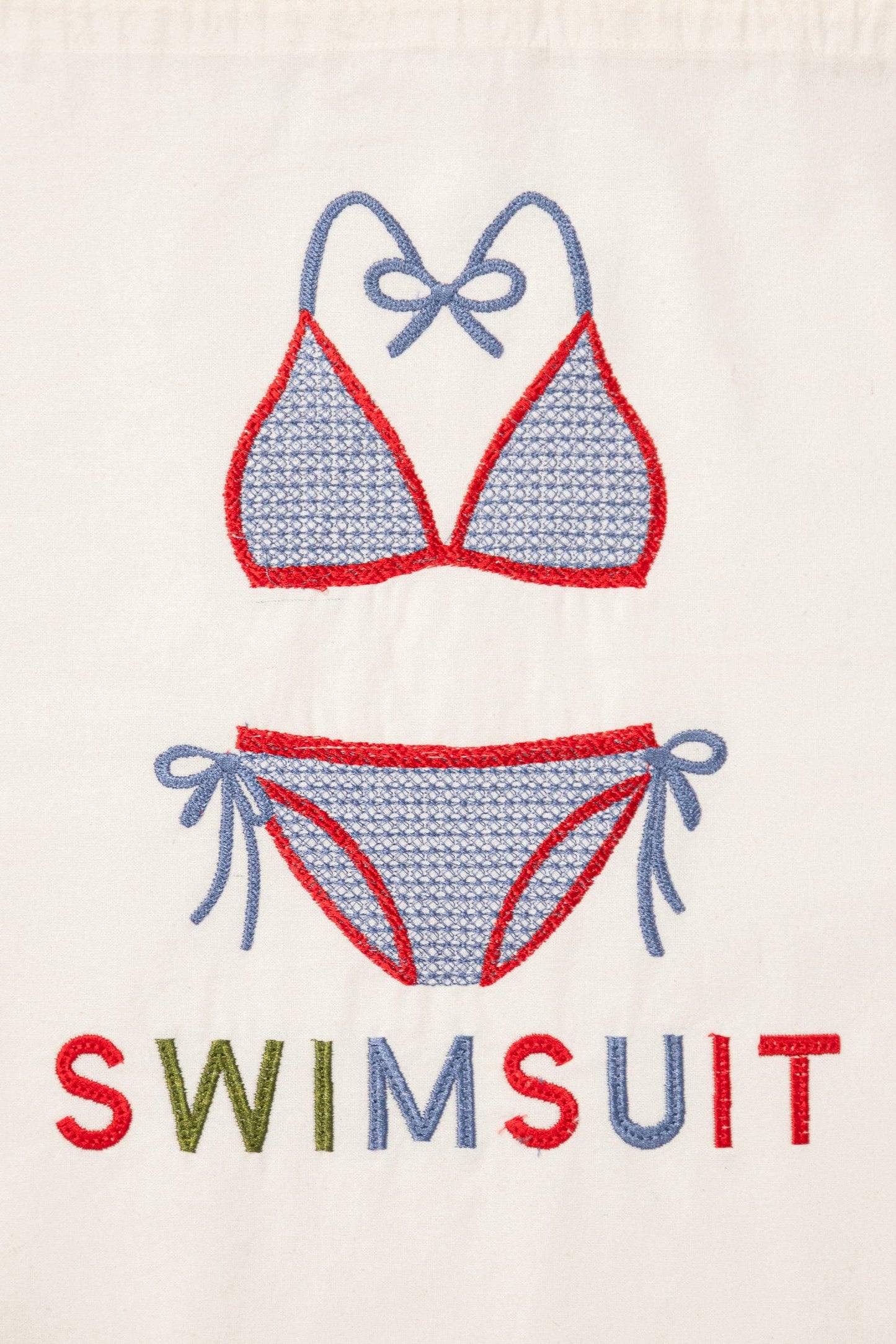 Bikini Embroidered Travel Packing Bag