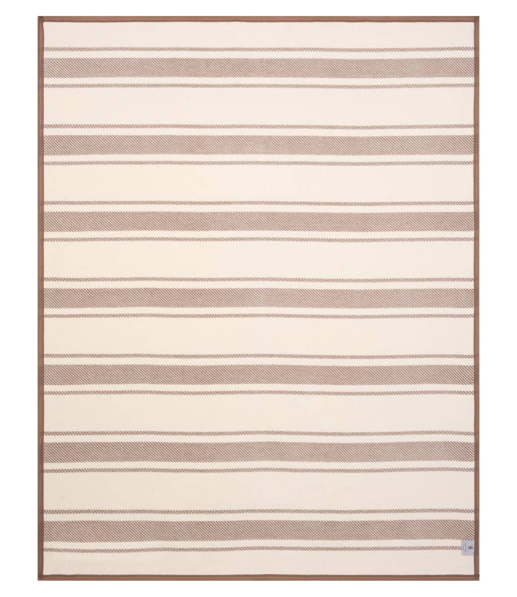 Dockside Stripe Sepia Blanket: Original