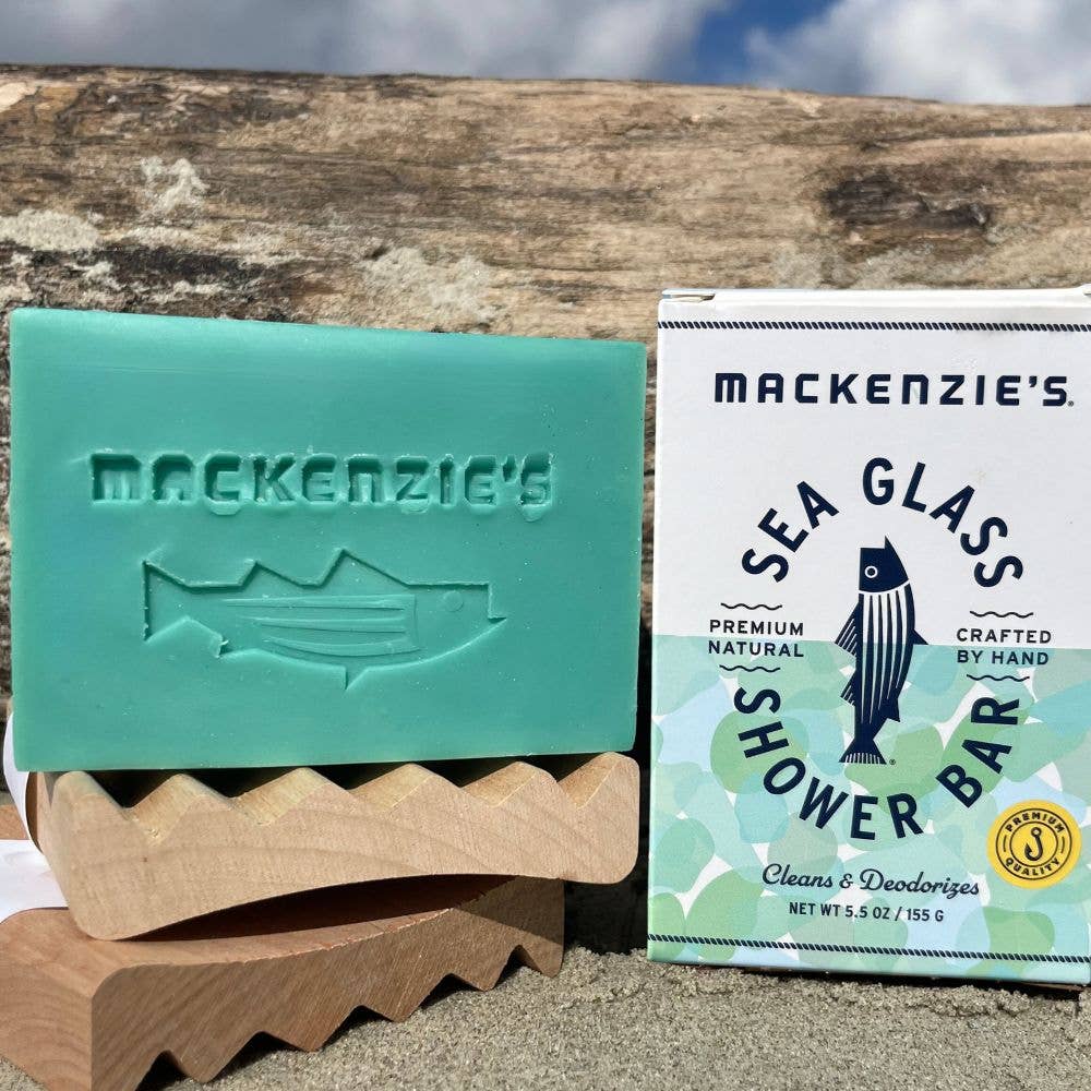 Sea Glass Shower Bar