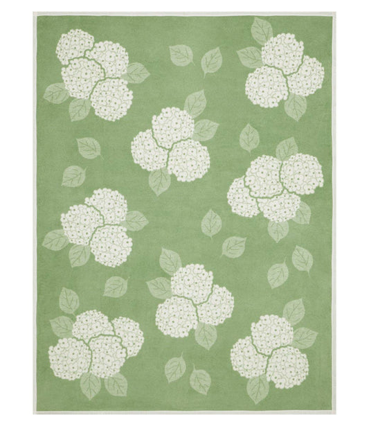 Hydrangeas Sage Blanket