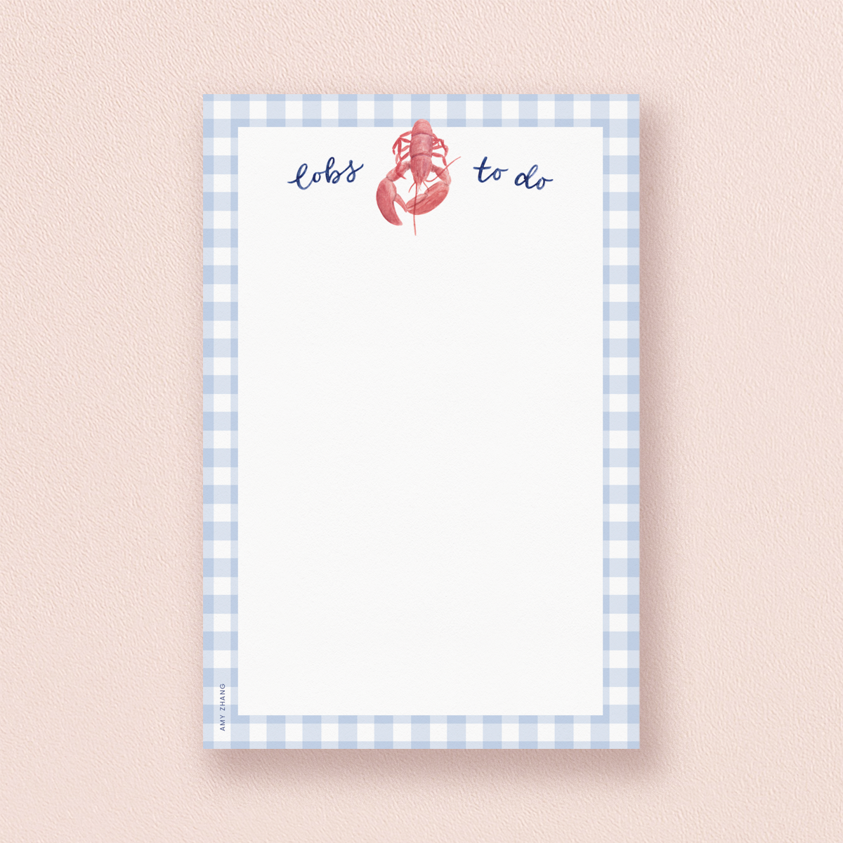 Lots To Do Lobster Notepad