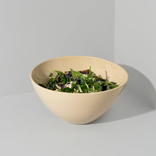 Speckled Cream Organic Serving Bowl