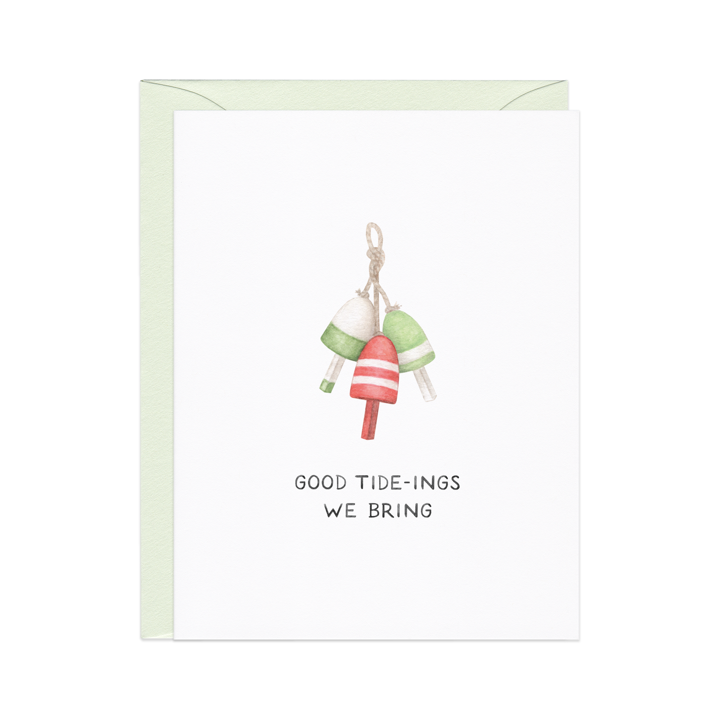Good Tidings Nautical Christmas Card