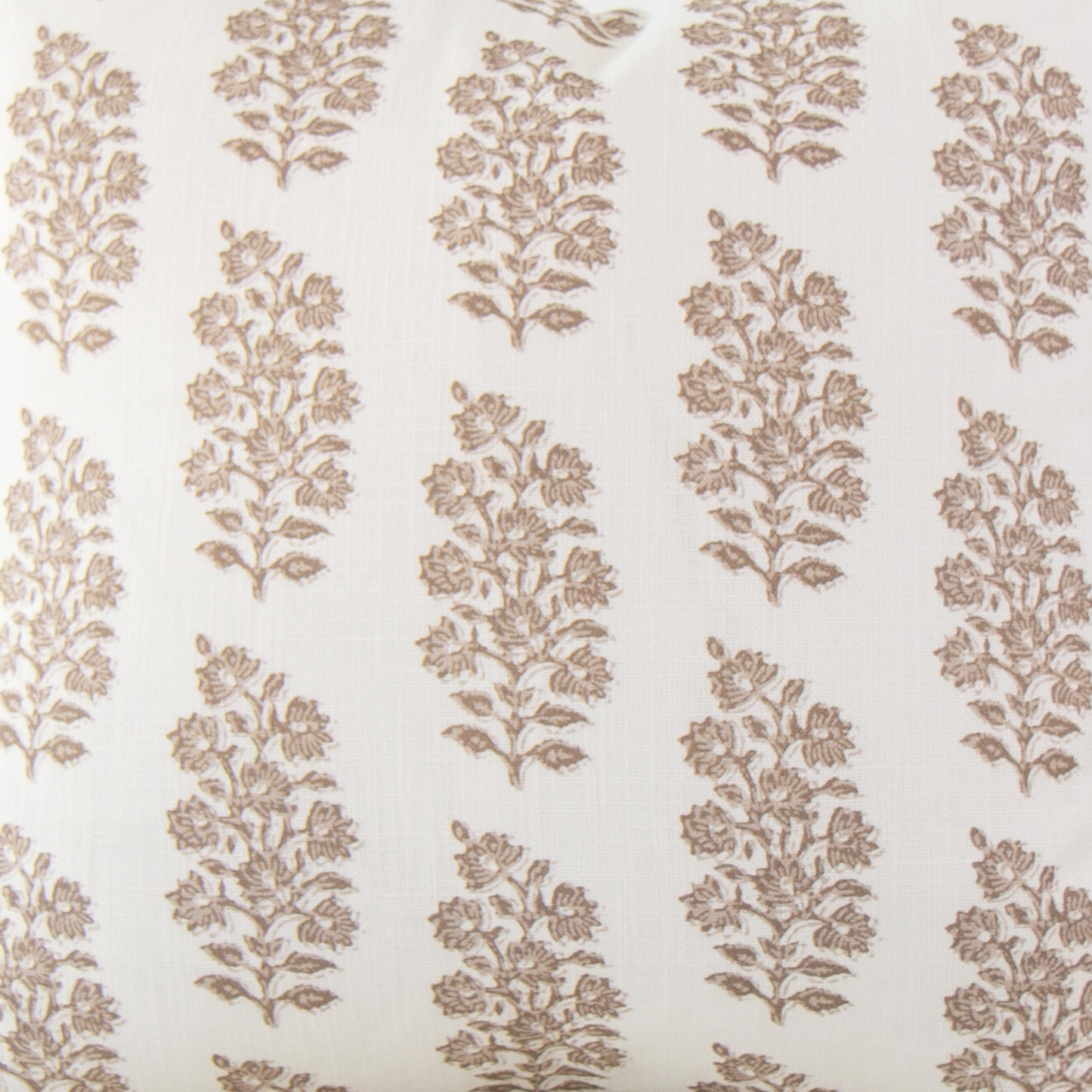 Millie Oyster Block Print Bouquet Pillow