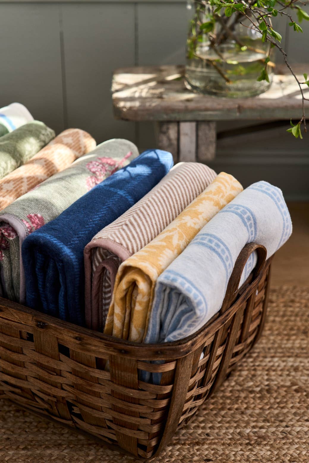 Sepia Harborview Herringbone Original Blanket