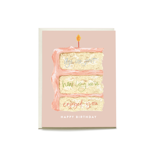 Cake Slice Birthday Greeting Card