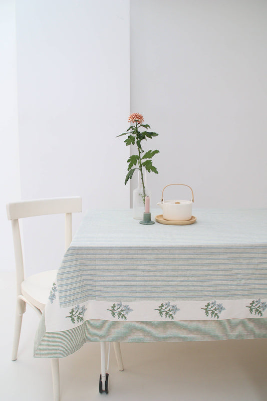 Tablecloth (62" x 106") Edelweiss Stripe