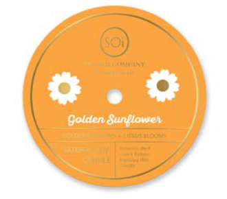 Golden Sunflower Candle