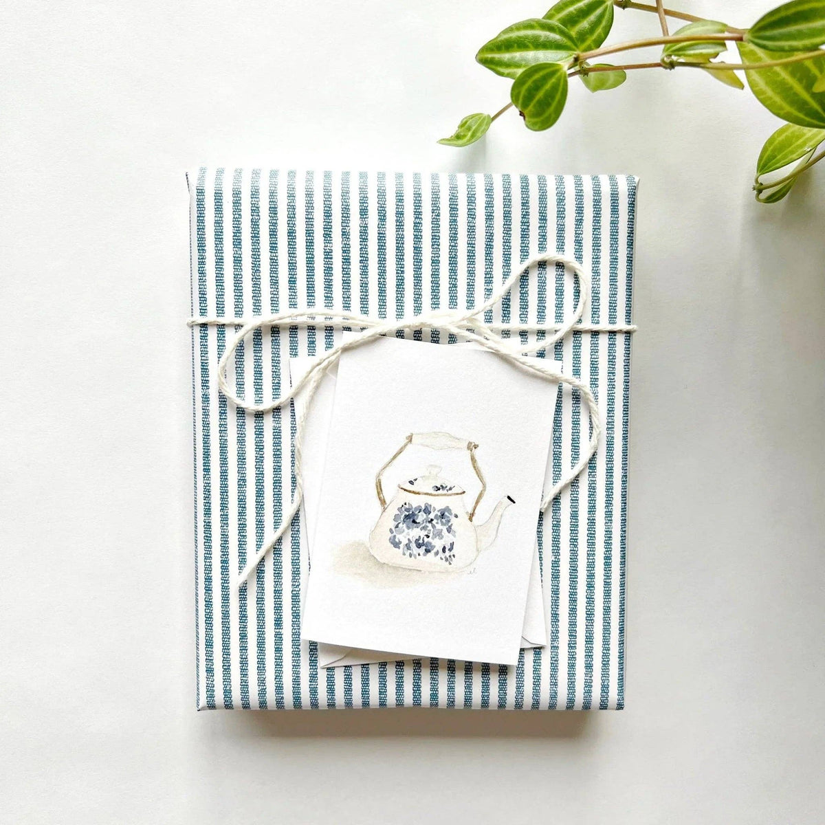Teapot mini enclosure notecard