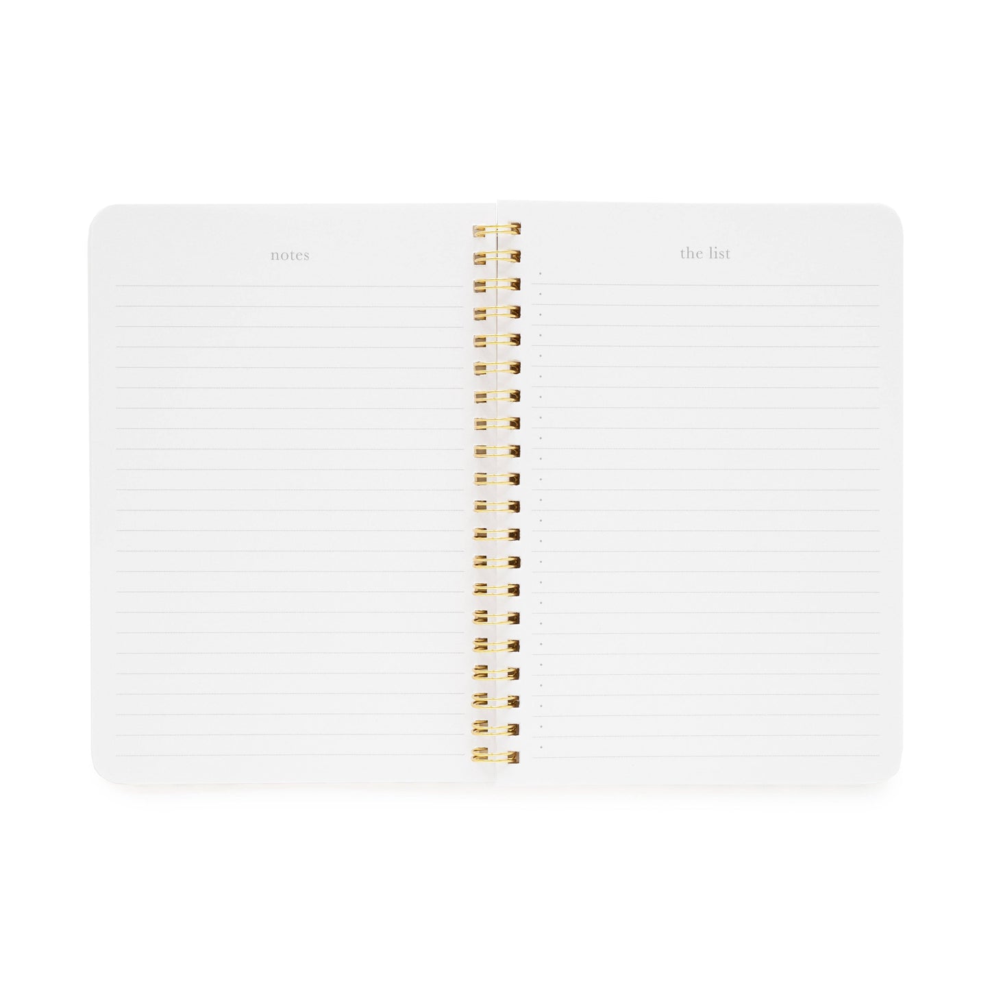 Mini Spiral Notebook, Yellow Stripe