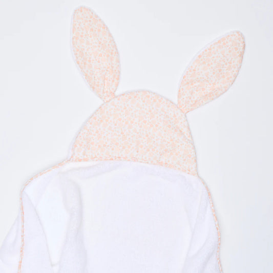 Weezie Kids’ Bunny Hooded Towel Pink Floral