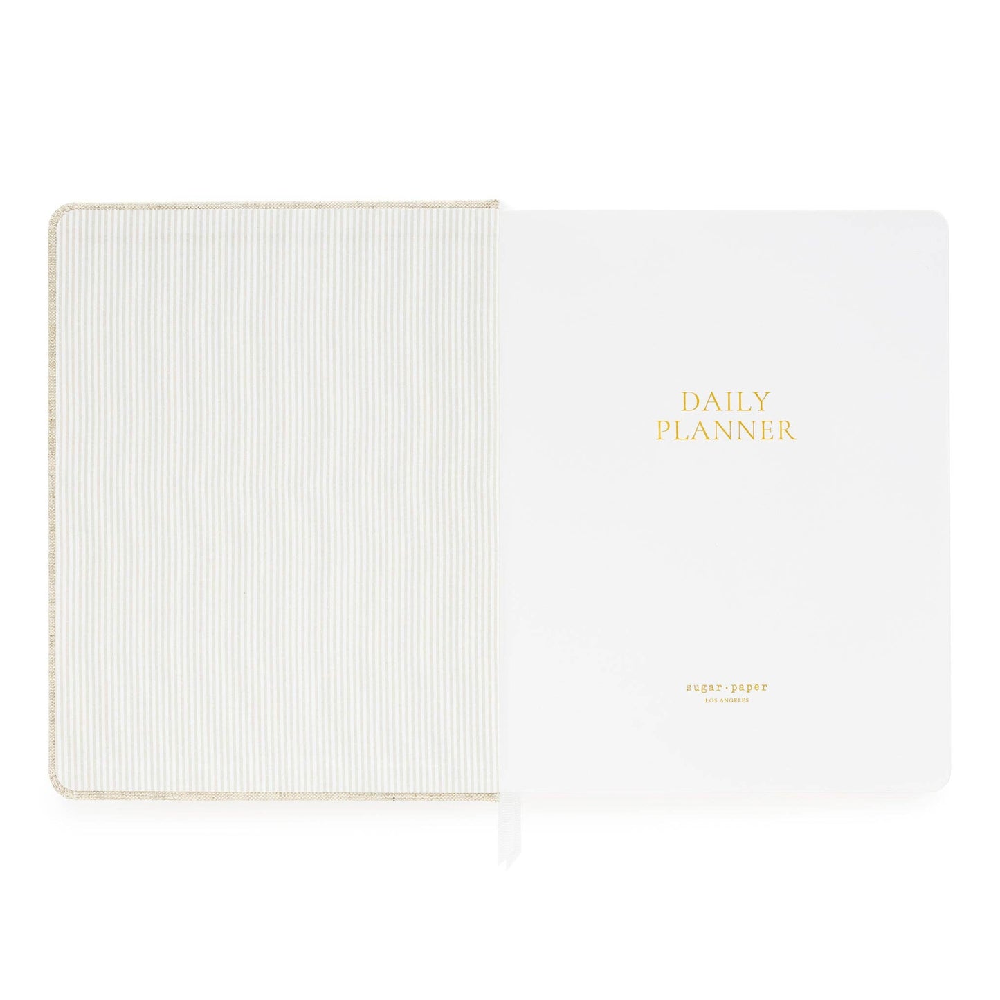 Undated Daily Planner, Flax
