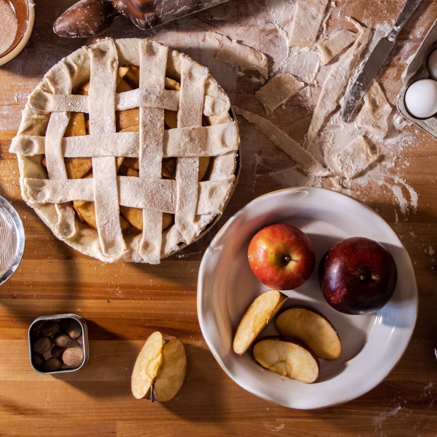 Ivory Brookline Pie Pan