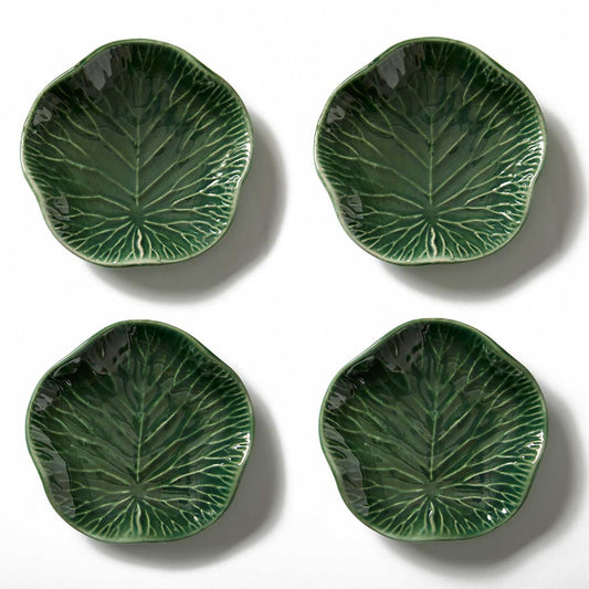 Lotus Leaf Ceramic Appetizer Plate