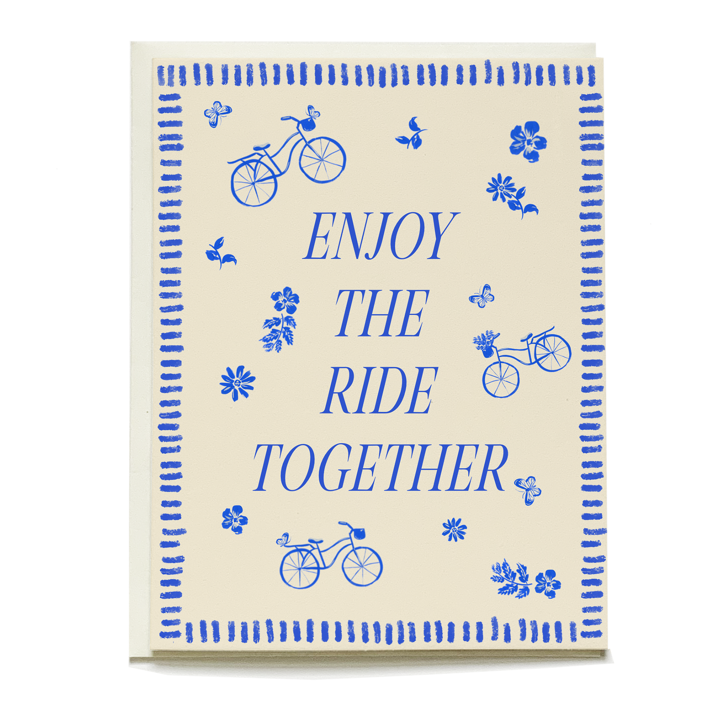 Bike Ride Wedding Greeting Card