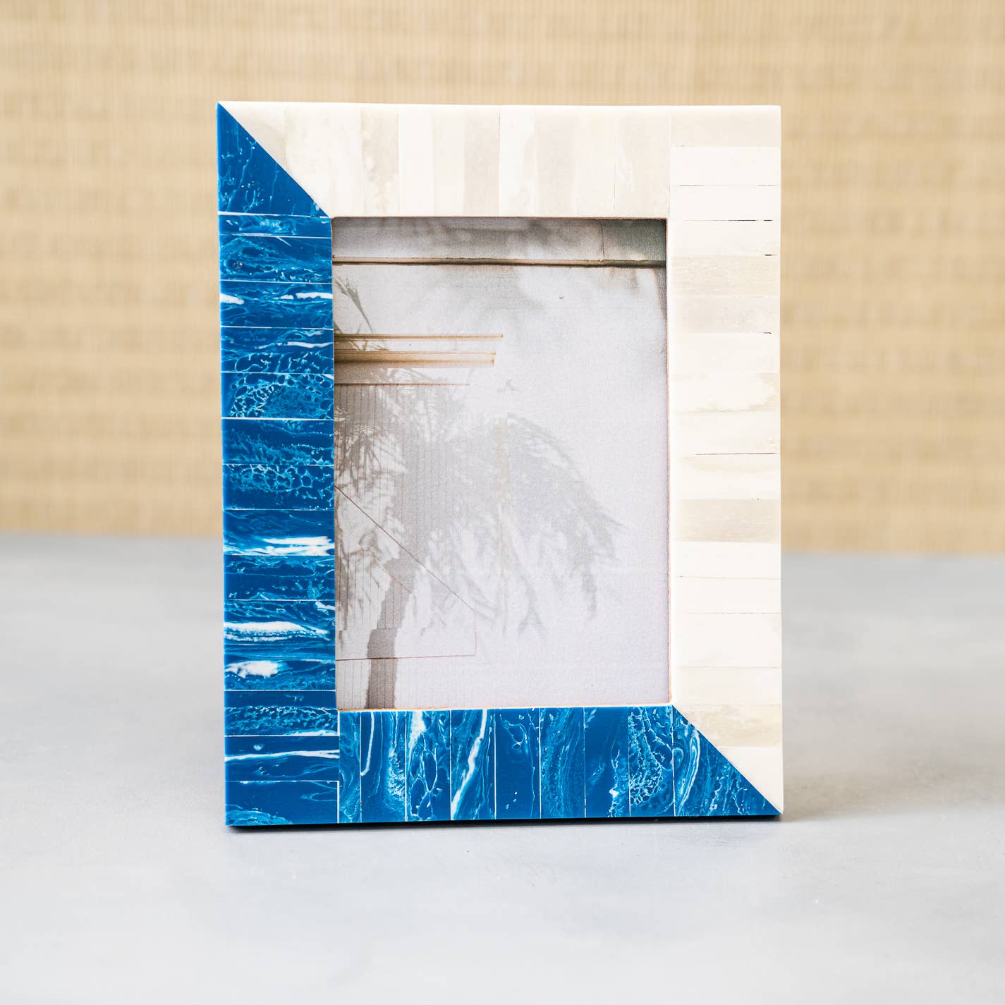 Blue & White 5X7" Frame