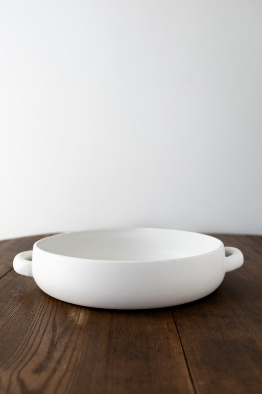 Stoneware Serving Platter with Handles