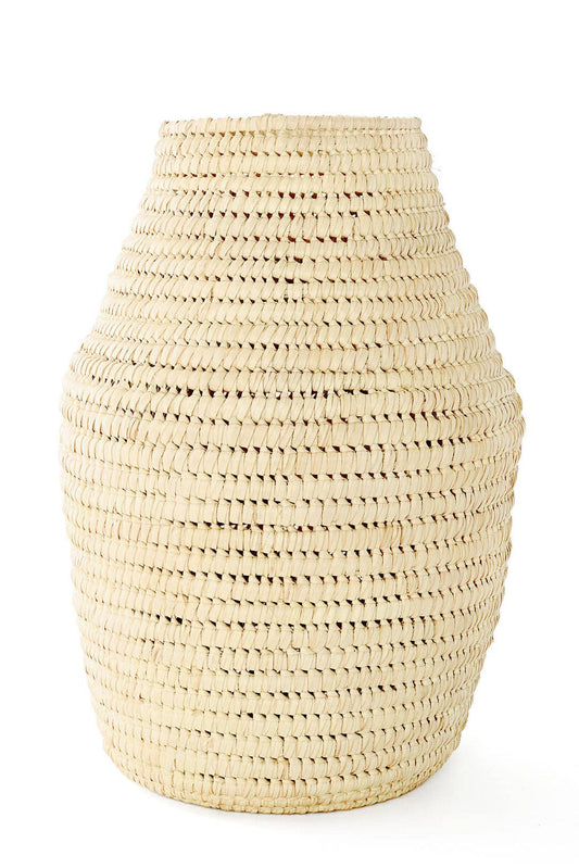 All Natural Turkana Doum Palm Vase Basket