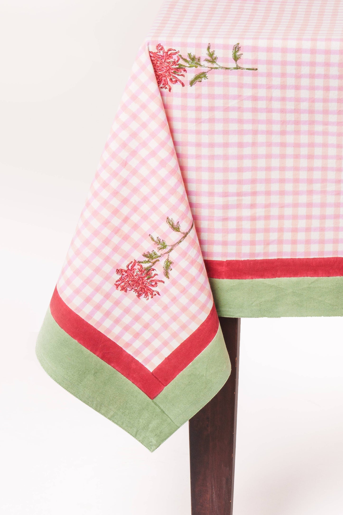 Dahlia Gingham Tablecloth (60" x 90")