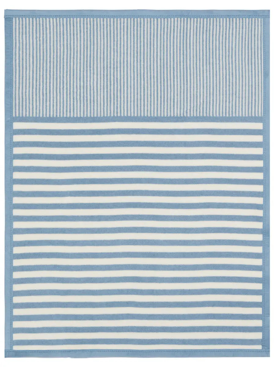 Sweet Pea Stripe Fog Mini Blanket