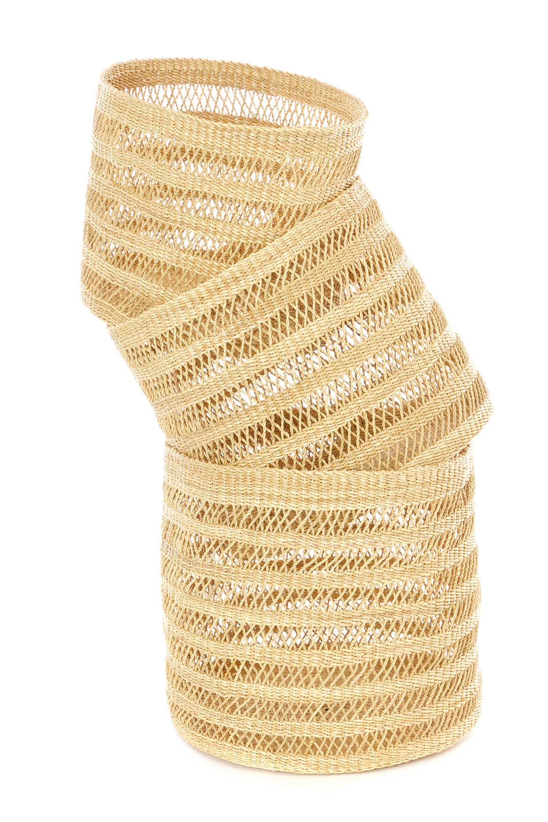 Lace Weave Basket Bin - Small