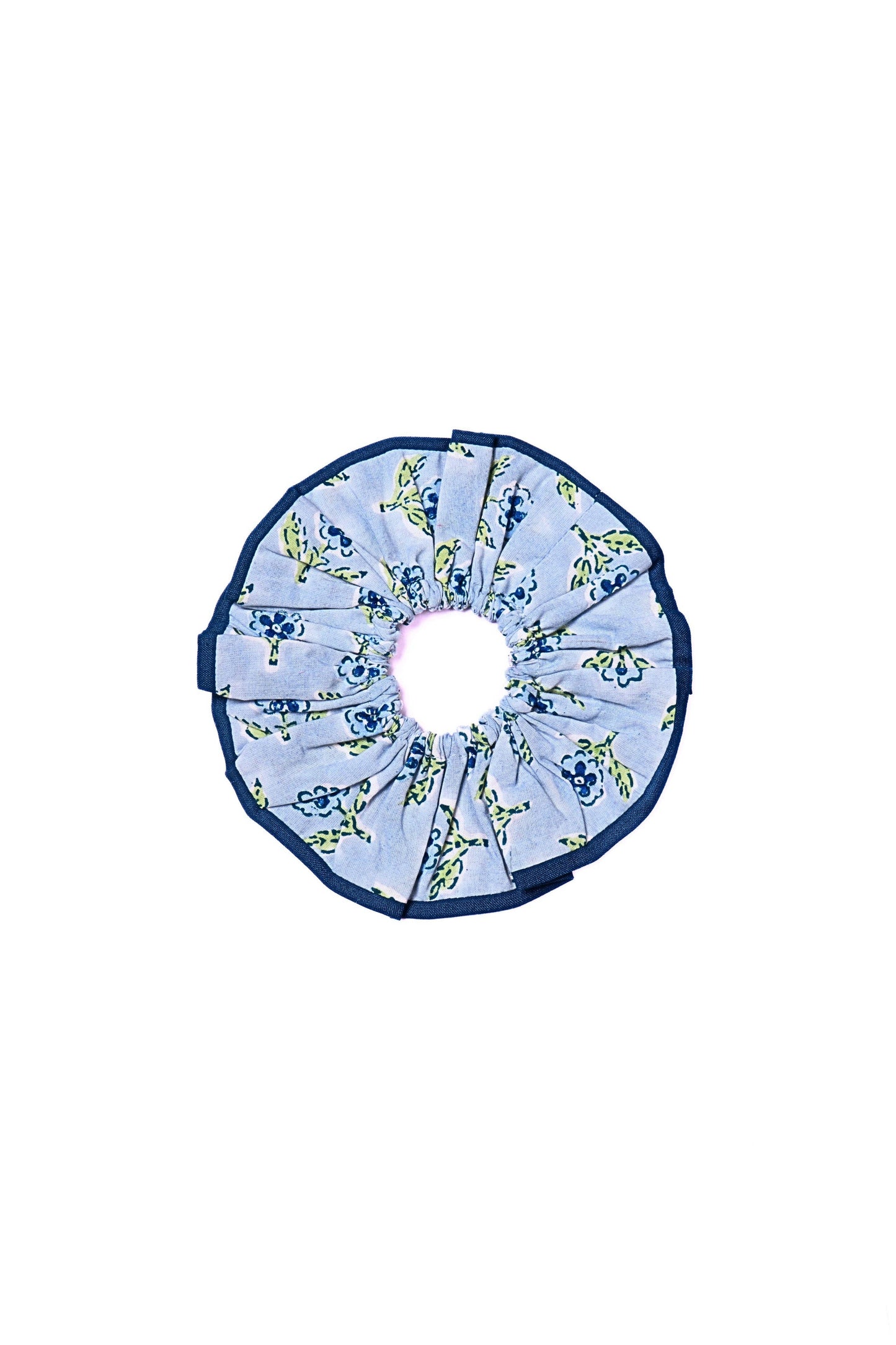 Blue Charleston Scrunchie Set