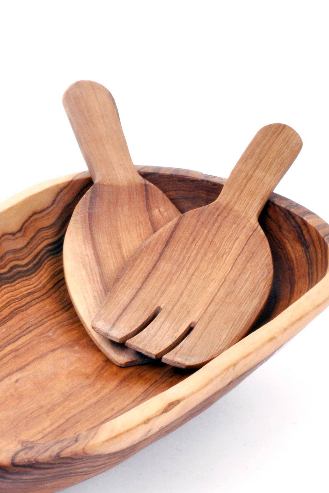 Wild Olive Wood Salad Scoops