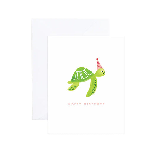 Pierce Watercolor Turtle Birthday Card
