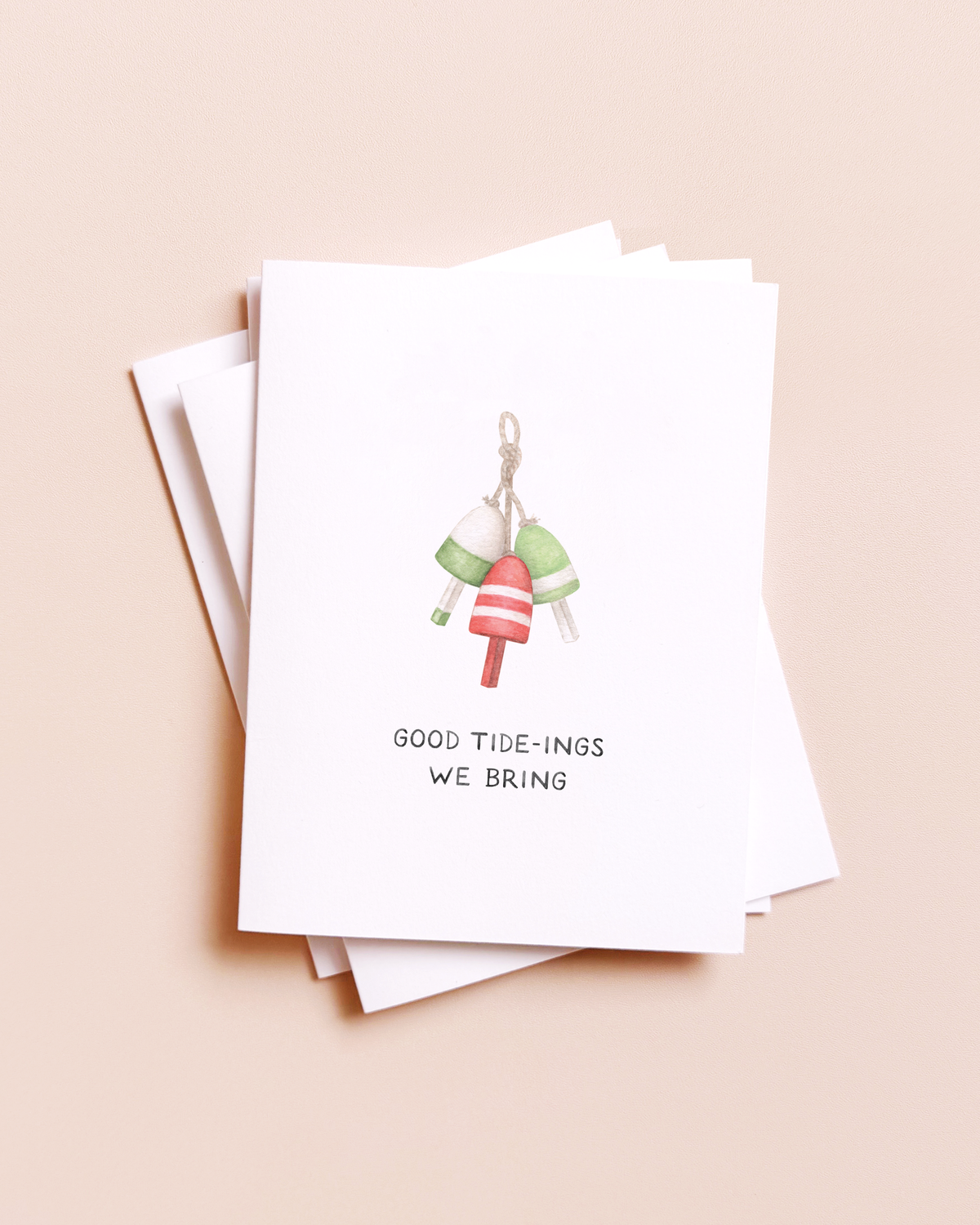 Good Tidings Nautical Christmas Card