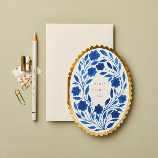 Delft Flora Mother's Day Card