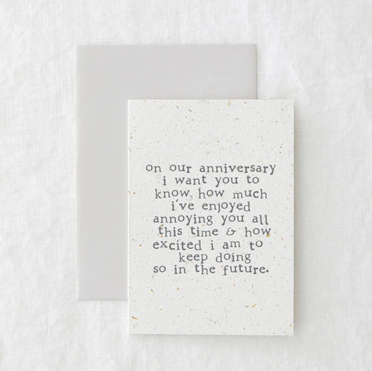 Anniversary Annoying Greeting Card