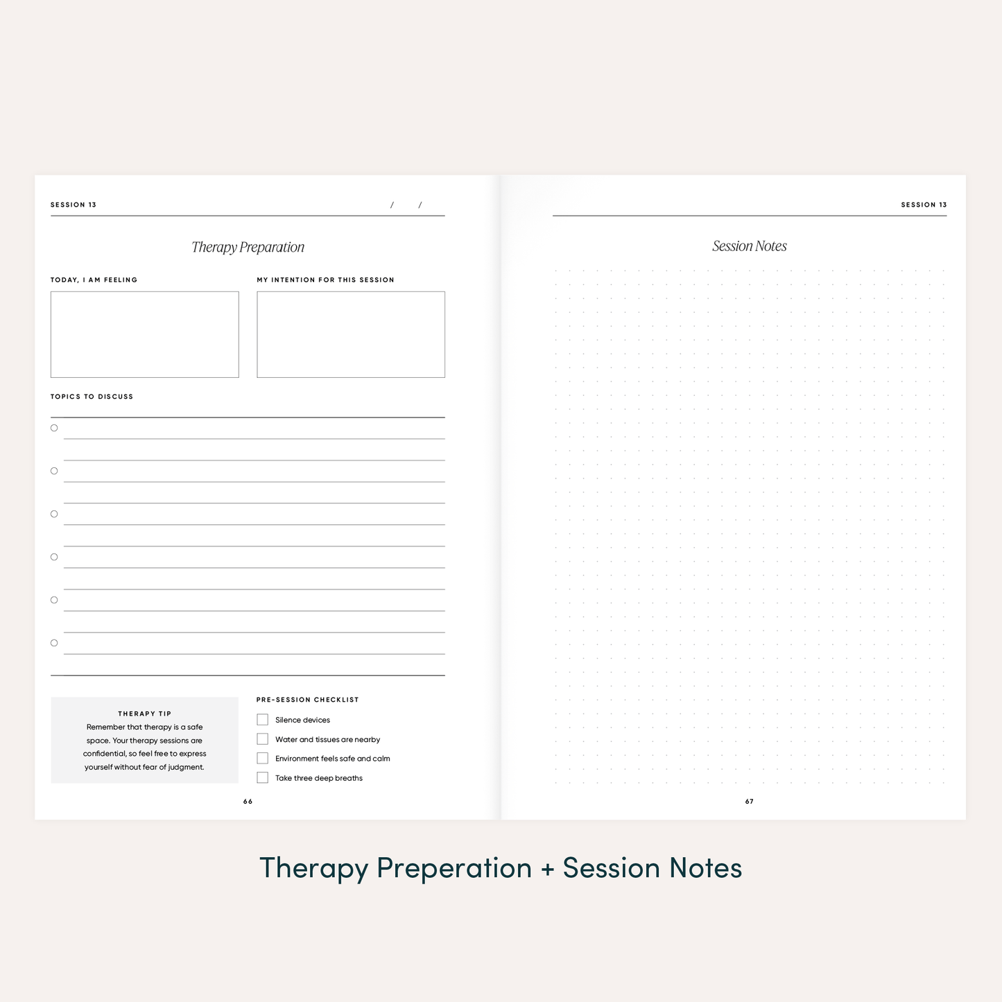 The Therapy Companion: Blush