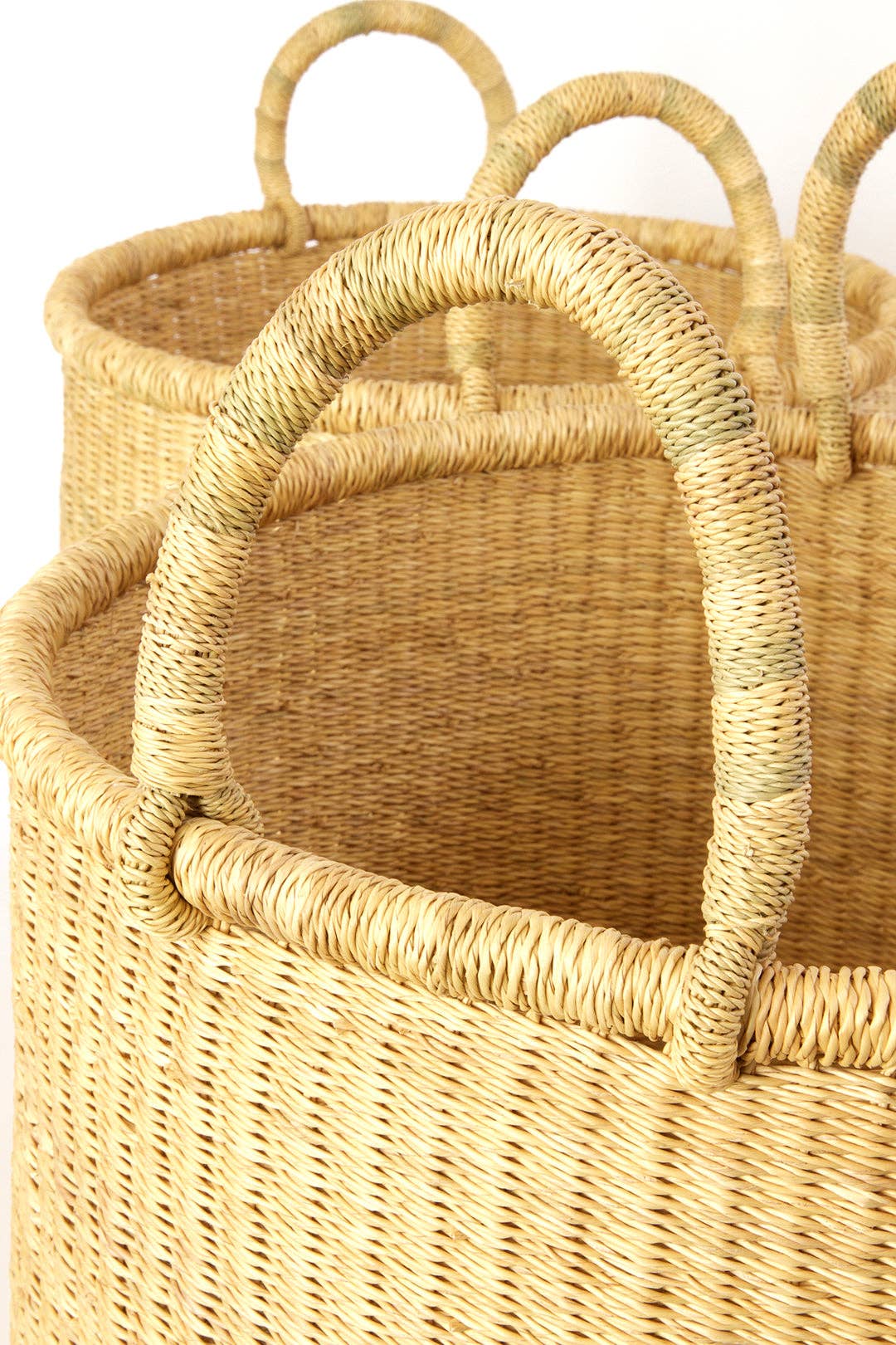 All Natural Elephant Grass Baskets