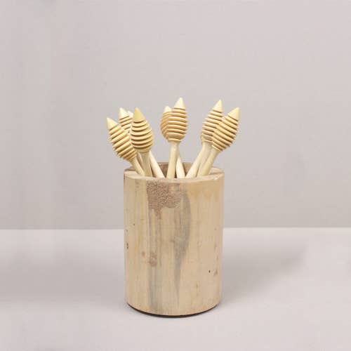 Lemon Wood Honey Dipper