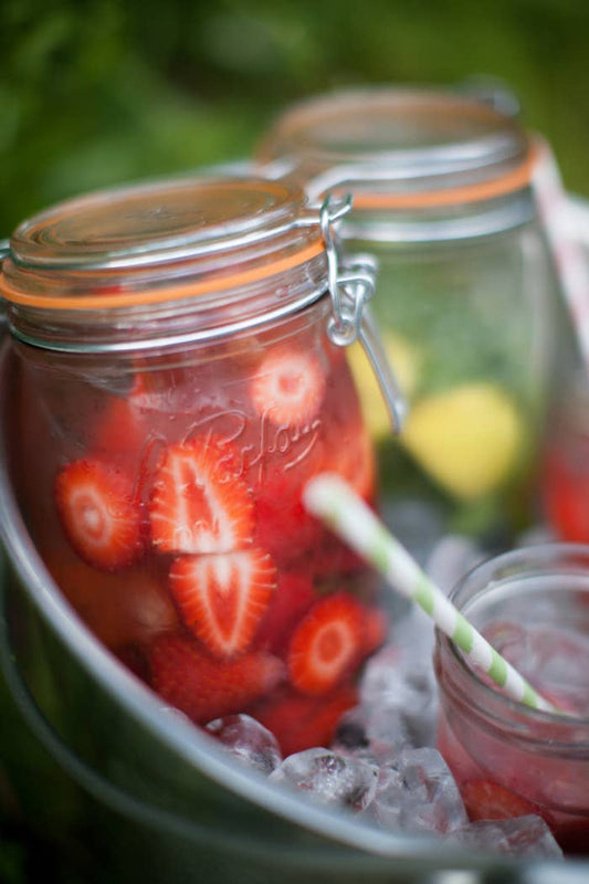 1.5L Rounded French Glass Storage Jar