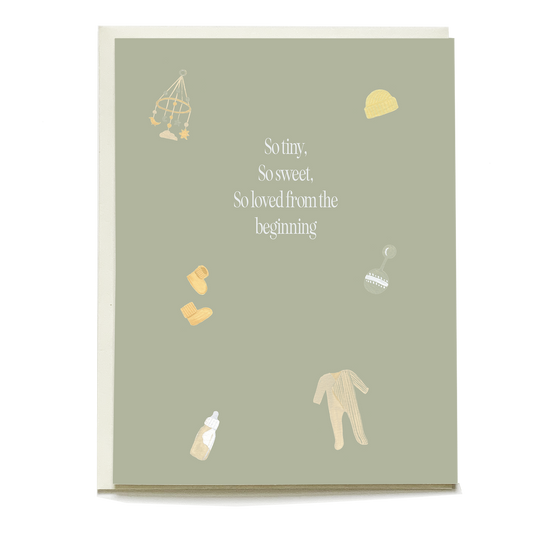 So Loved Baby Greeting Card