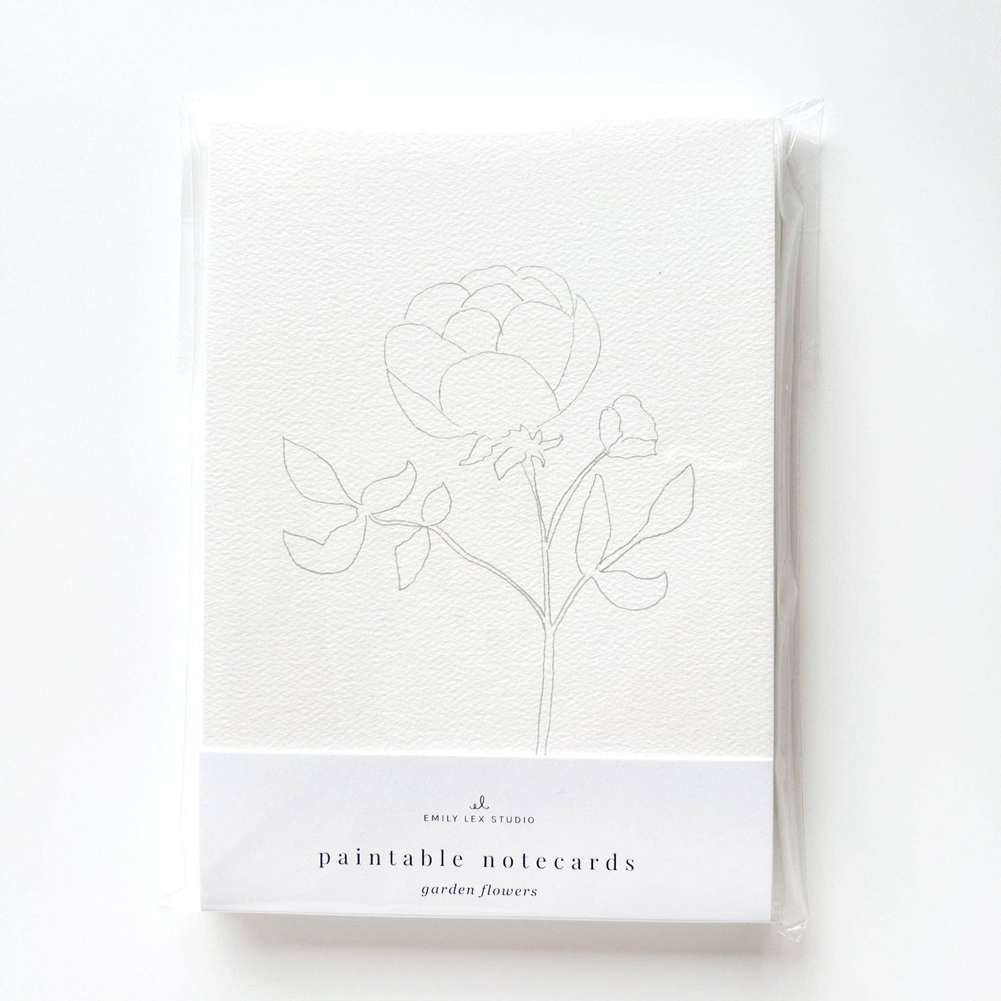 Garden Flowers - Watercolor Notecard Set