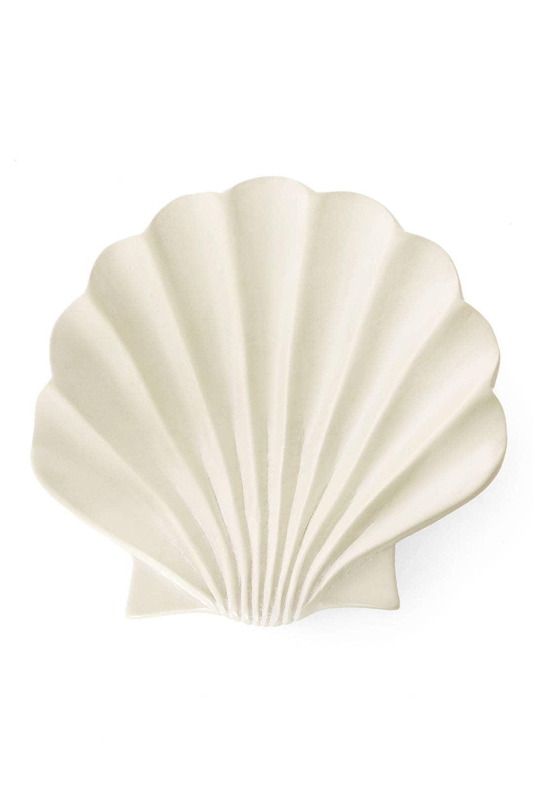 Large All-Natural Soapstone Scallop Shell Dish