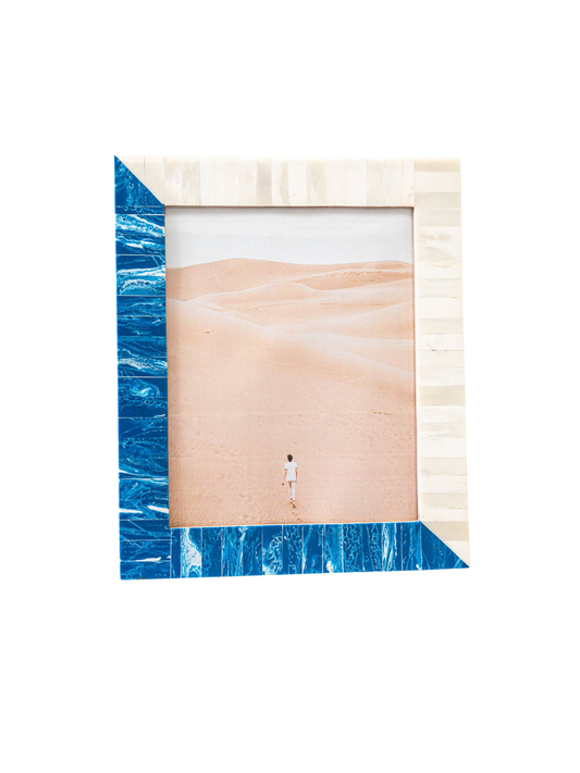 Blue & White Frame