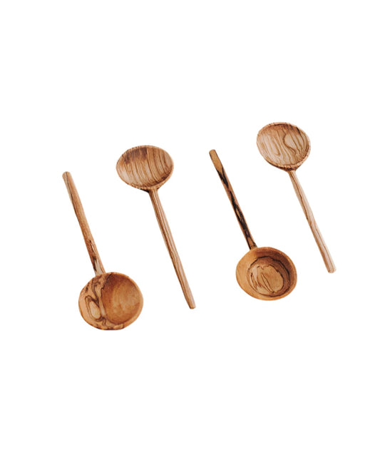 Olive Wood Coffee Spoons