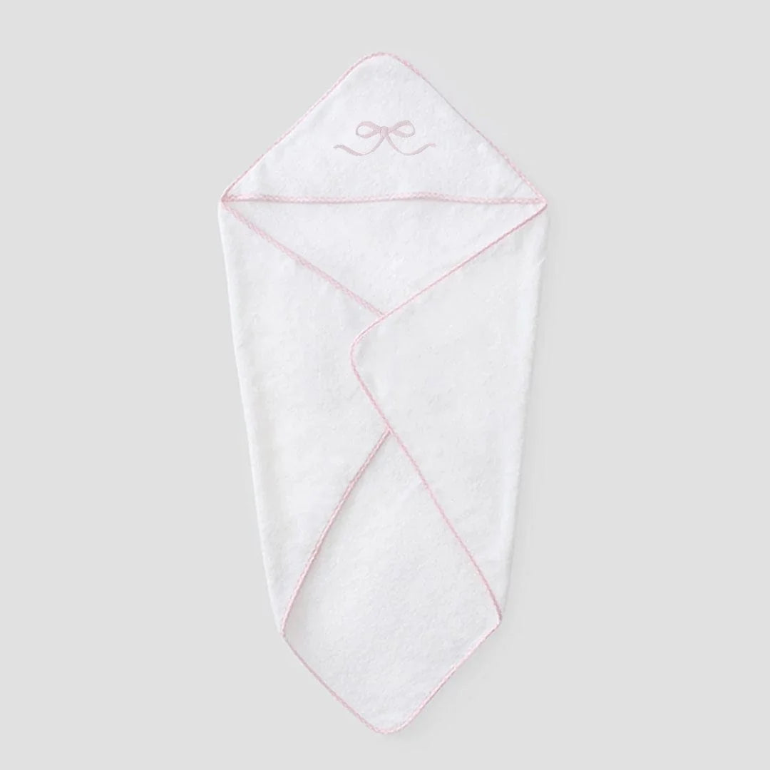 Baby Hooded Towel Bow