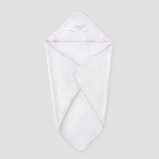 Baby Hooded Towel Bow