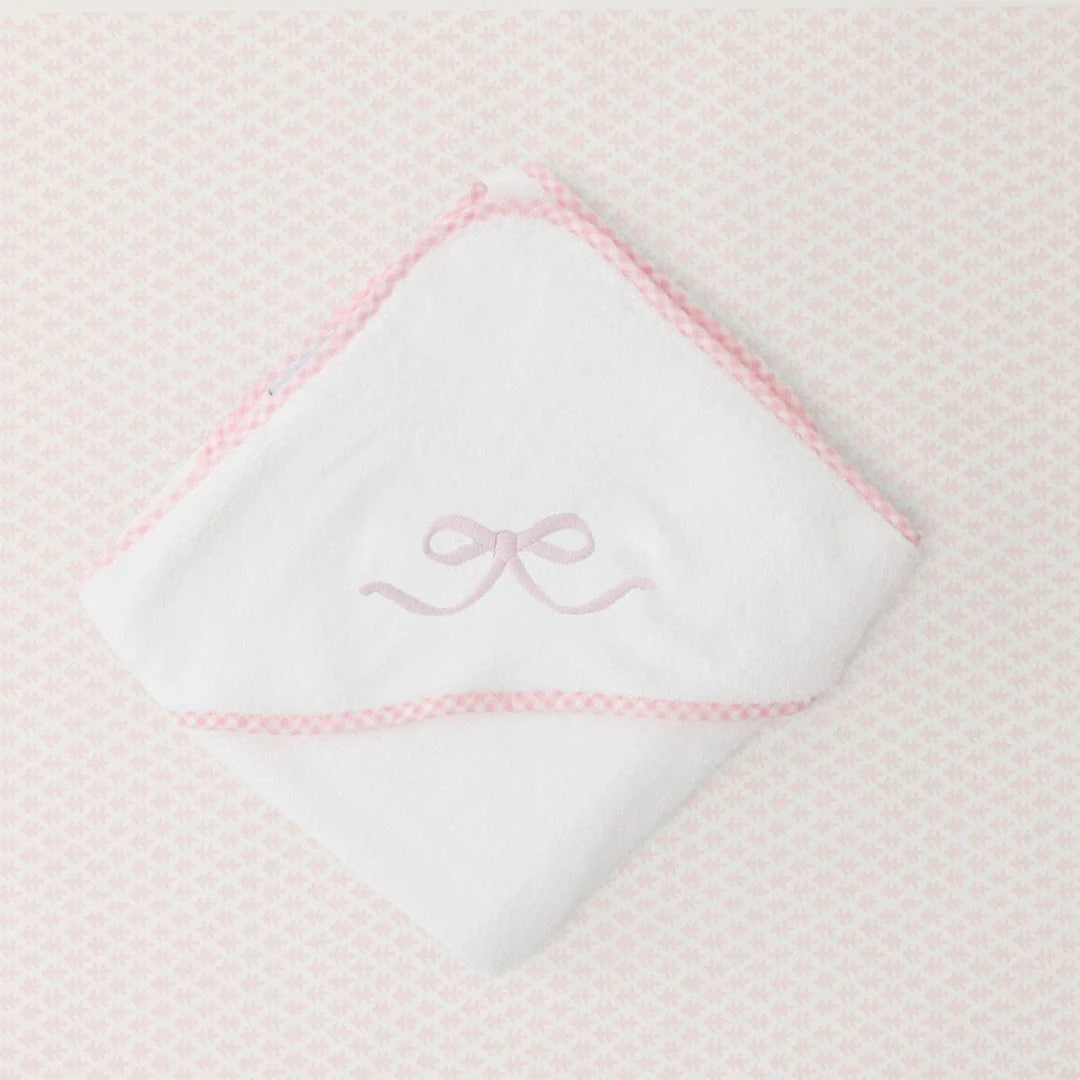 Baby Hooded Towel Bow