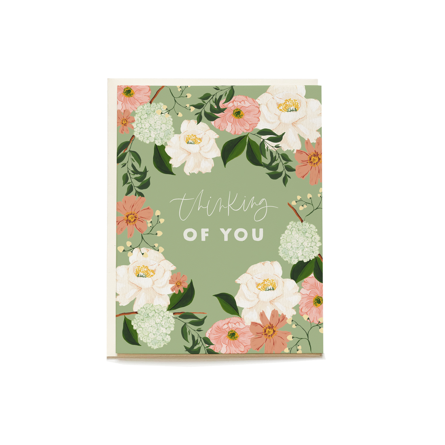 Sage Rose Sympathy Card