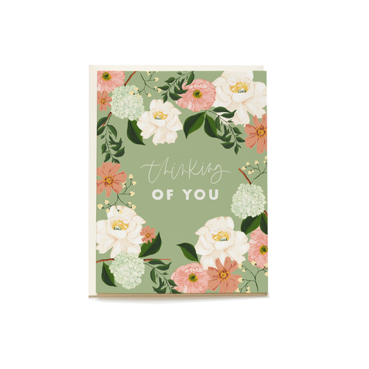 Sage Rose Sympathy Card